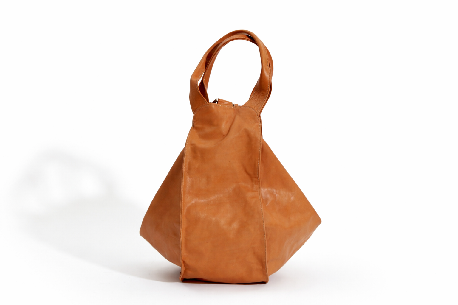 Bolso de cuero LUNA miel