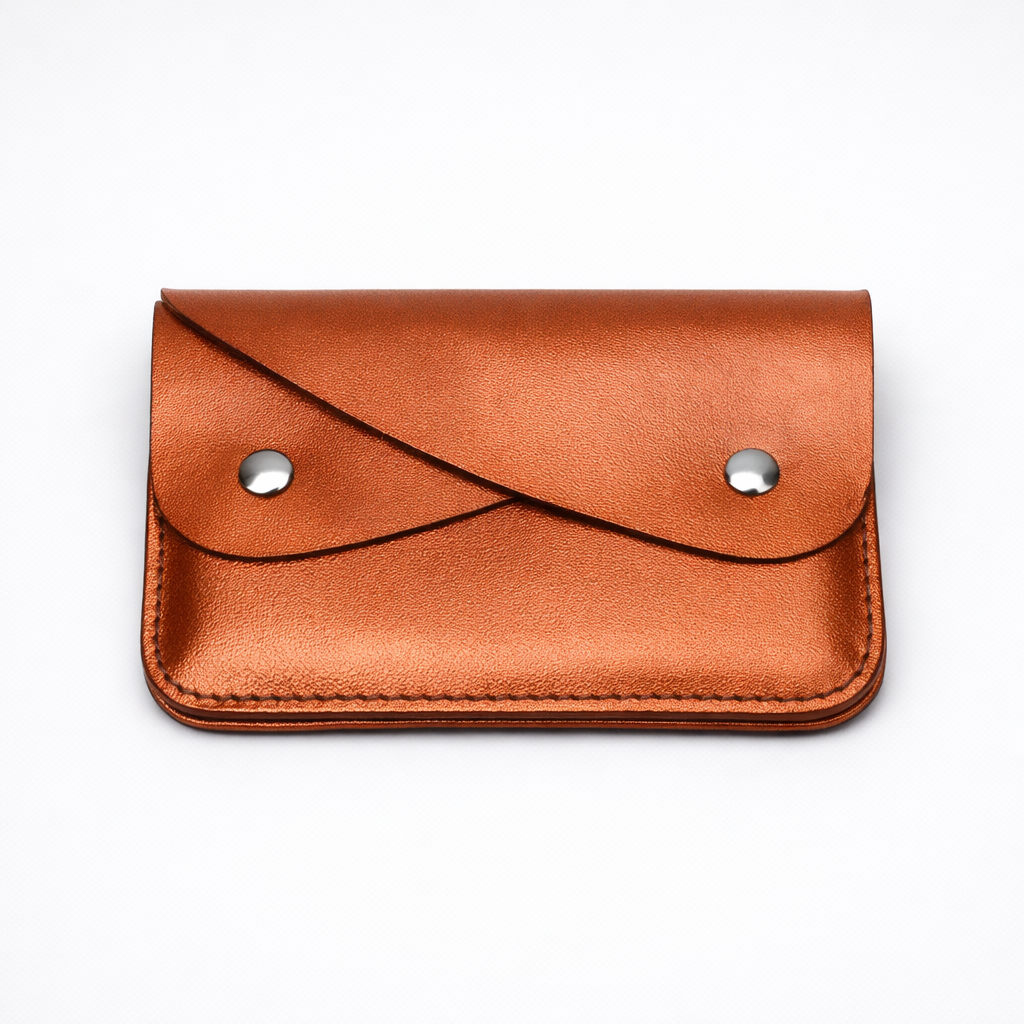 Cartera de cuero POO color cobre