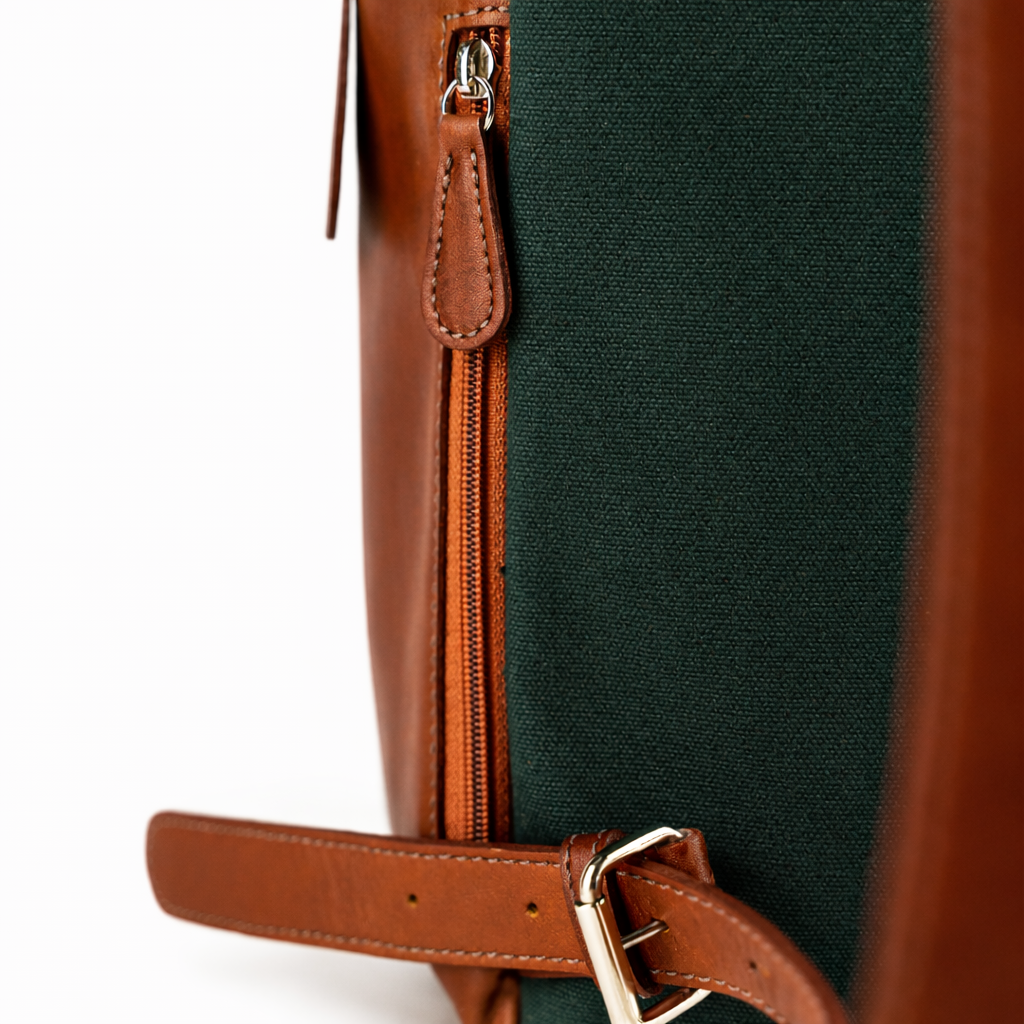 Detalle de bolsa con zipper