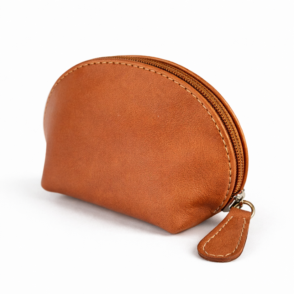 Monedero de cuero MIO miel